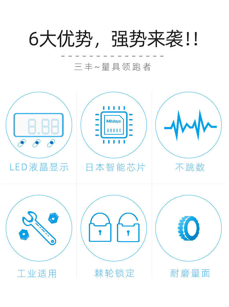 三丰Mitutoyo数显千分尺 分厘卡