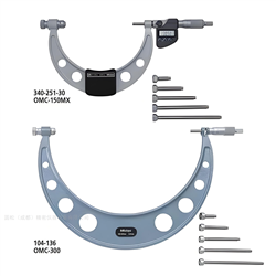 340-522三丰Mitutoyo可更换测钻数显外径千分尺