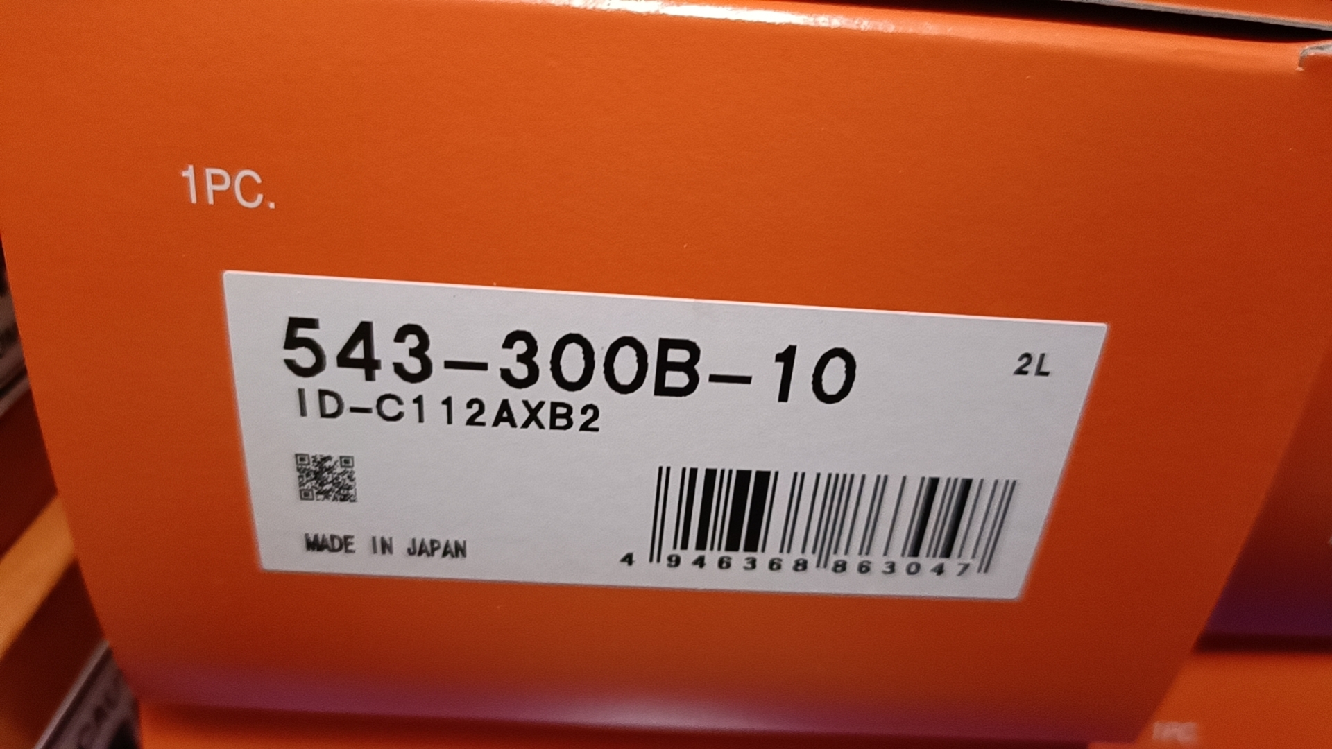 三丰Mitutoyo峰值保持型千分表543-300B-10